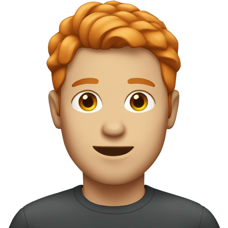 male with ginger hair emoji