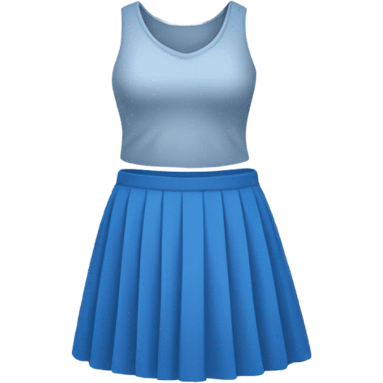 blue skirt emoji