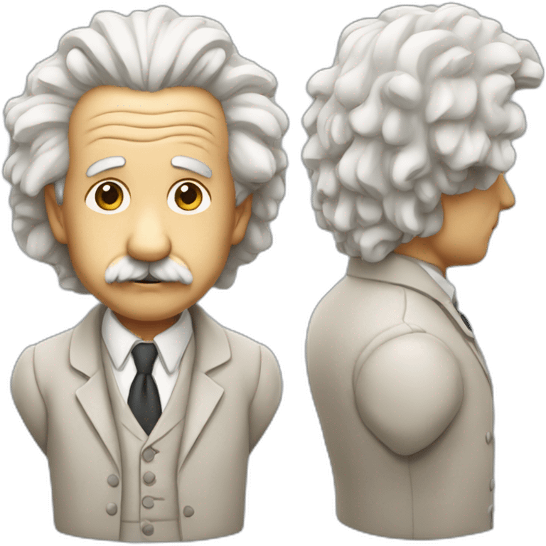 Einstein qui fait du rodéo emoji