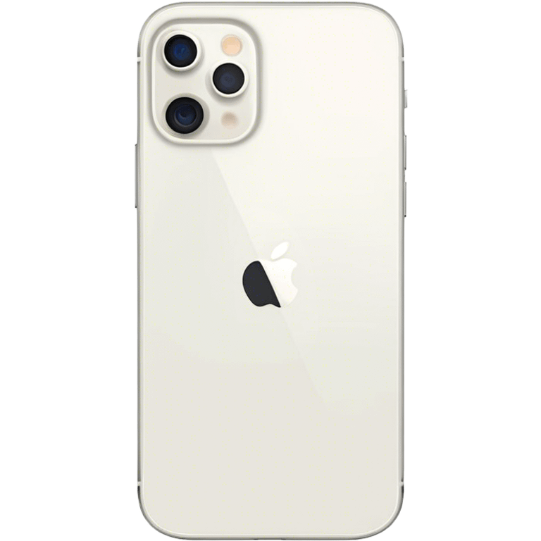 iPhone 12 white emoji