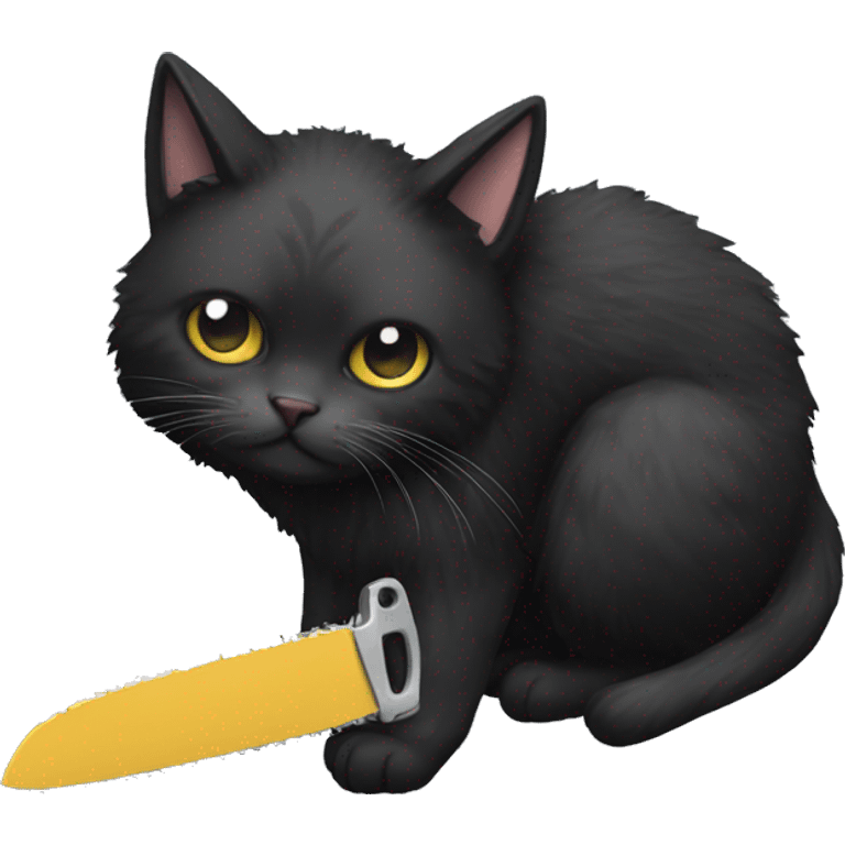 denji chainsaw man cat emoji