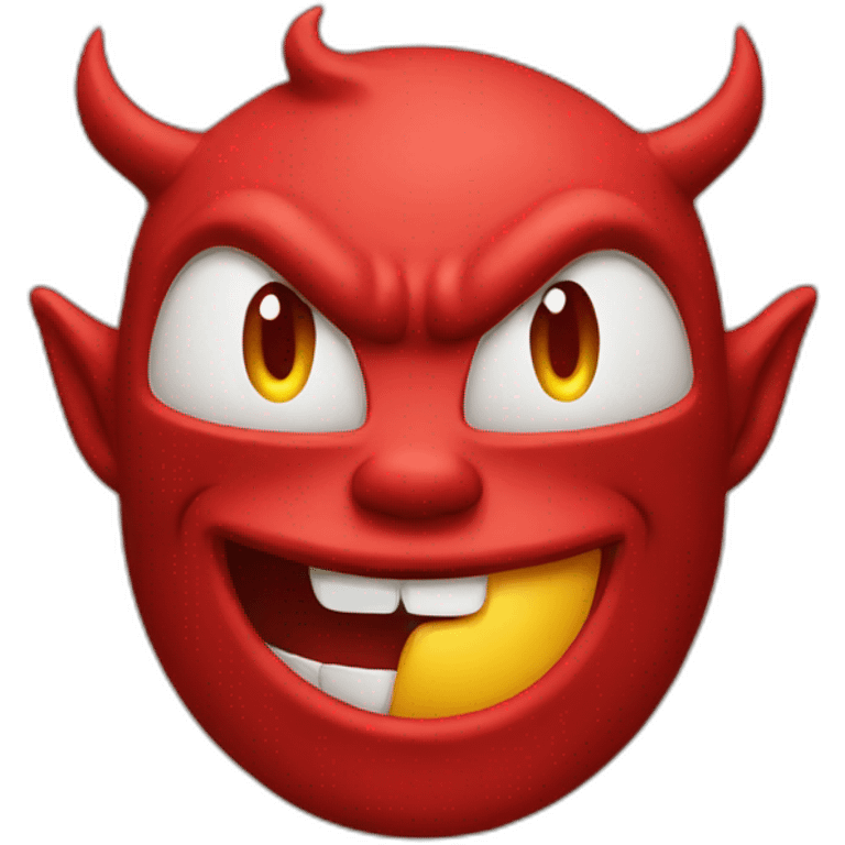 devil with god emoji