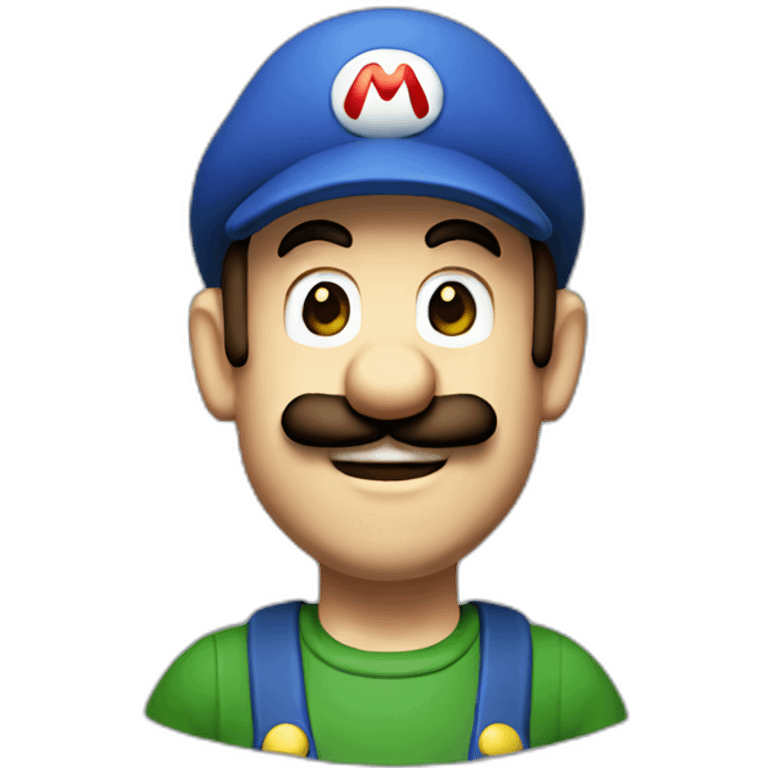 Luigi from Mario emoji