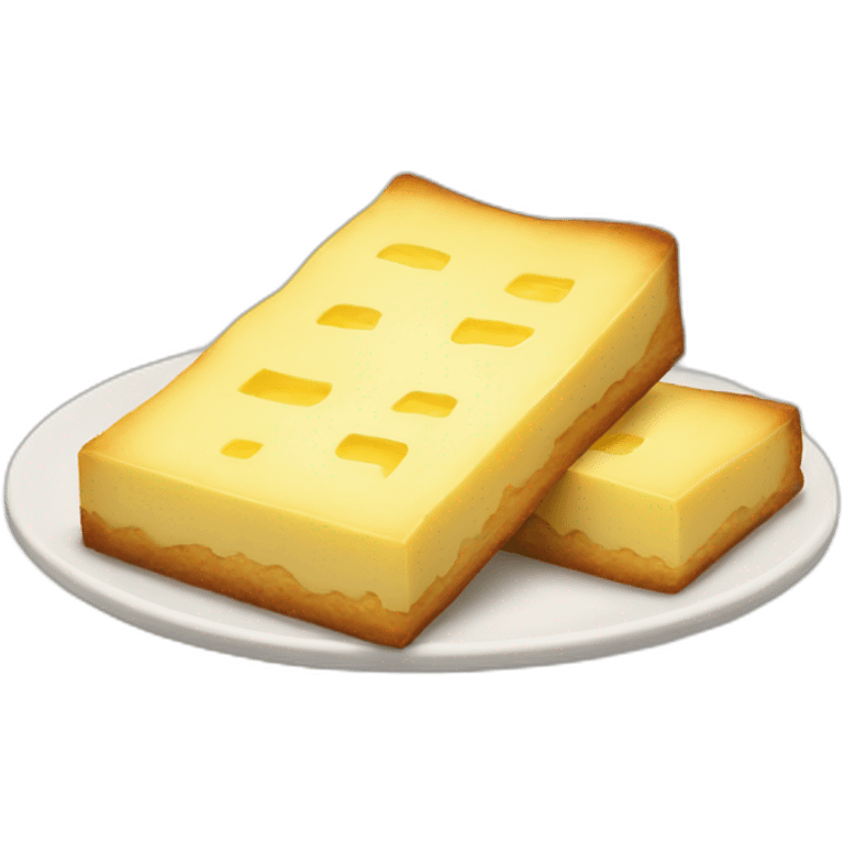 Anthropomorphic butter slice emoji