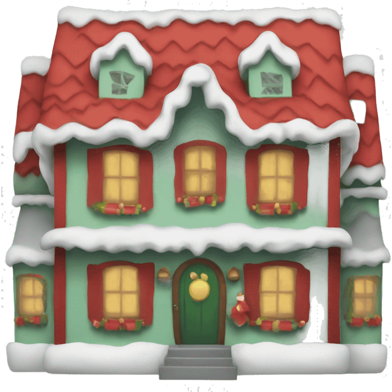 santa house  emoji