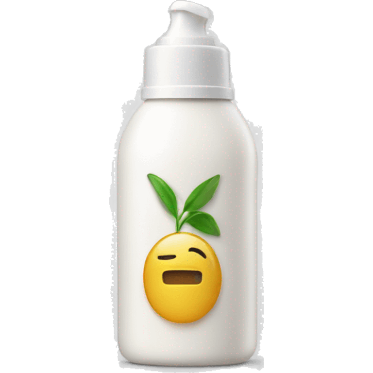 depilatory cream bottle emoji