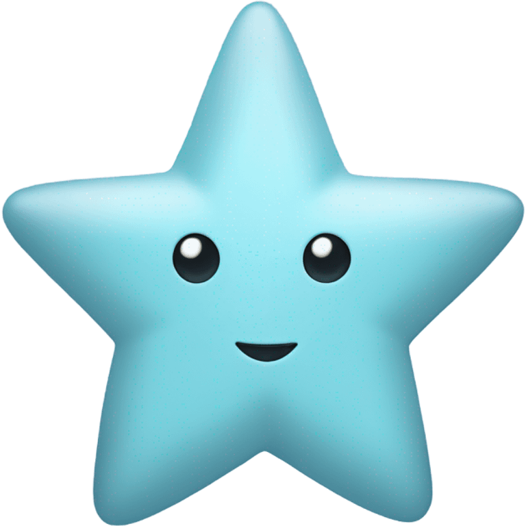 pastel blue star emoji