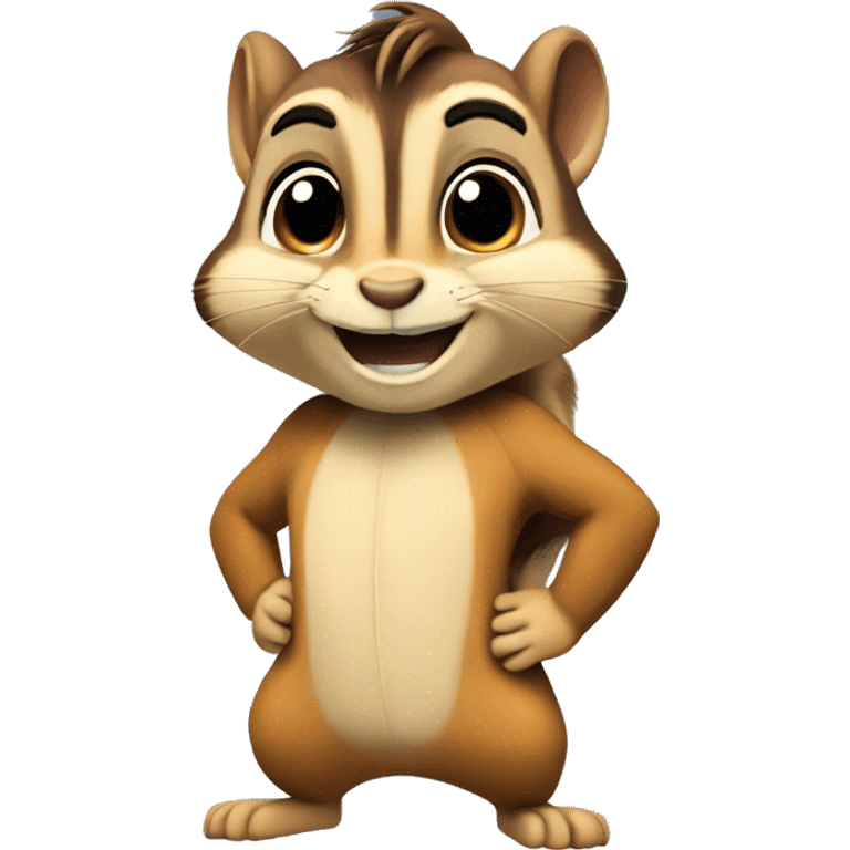 chipmunk named Chip (from animated series Resue Rangers) emoji