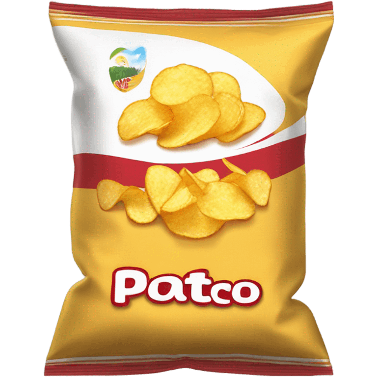 potato chips bag emoji