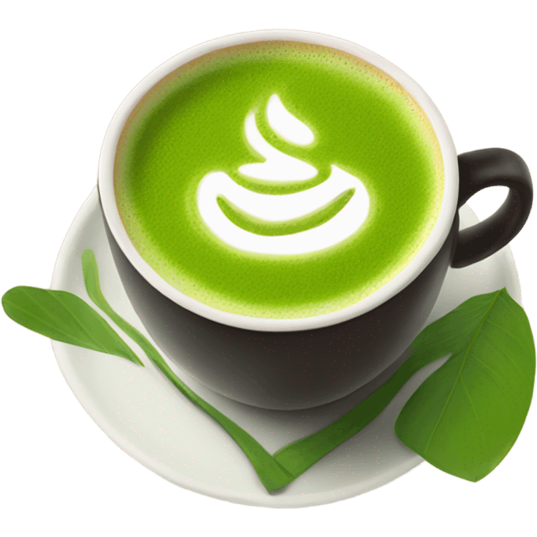 Matcha latte  emoji