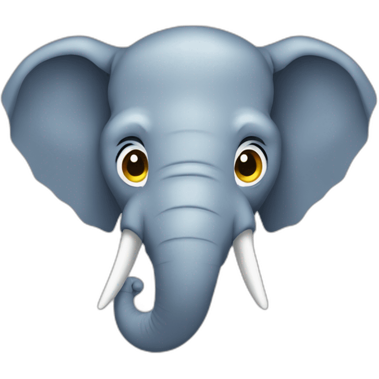 elephant head with php written on below emoji