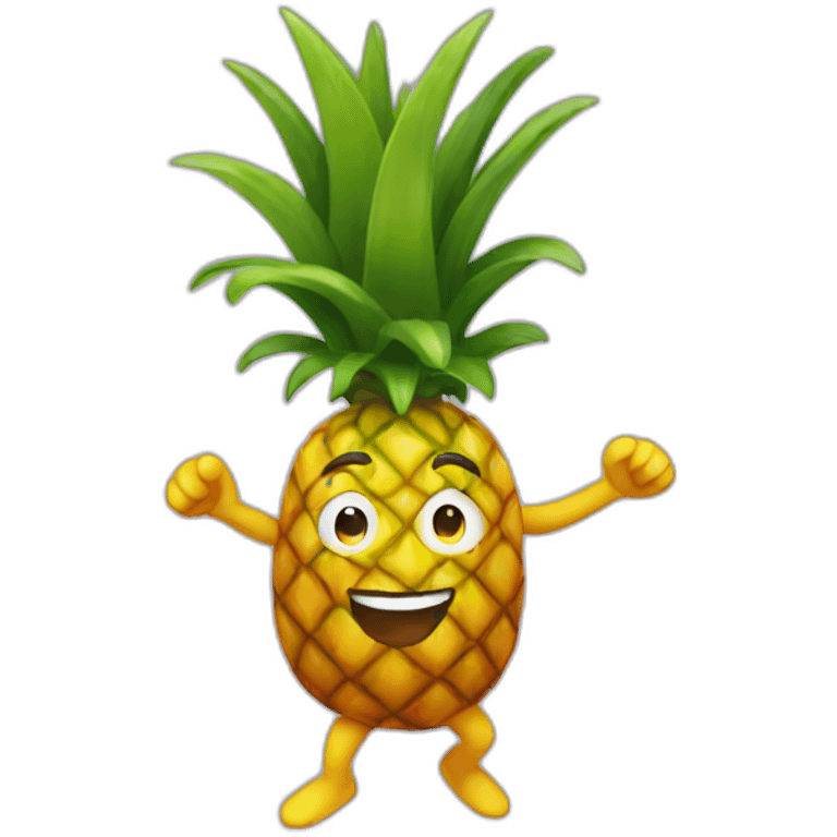 Dancing-pineapple emoji