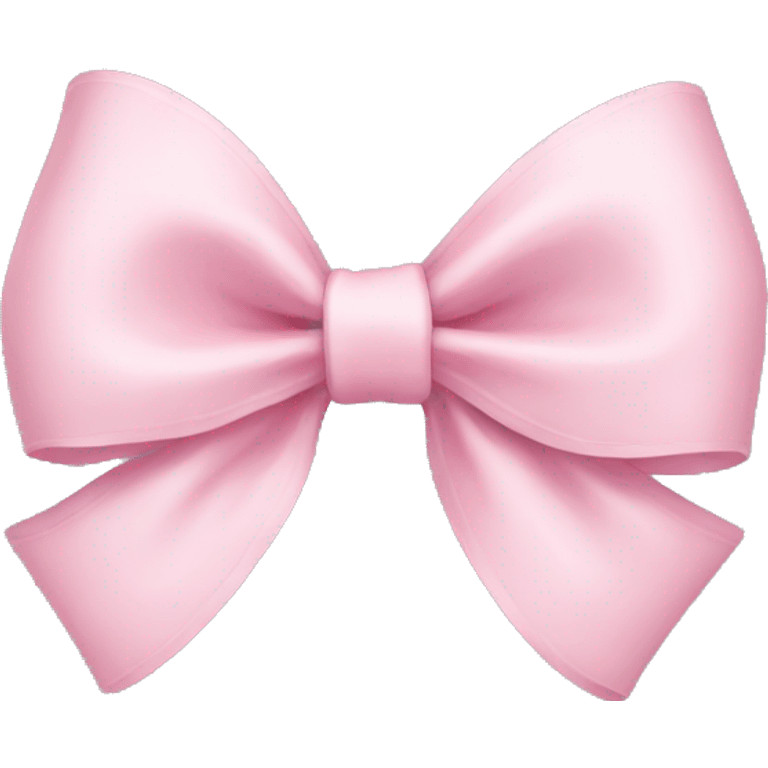 pastel pink bow emoji