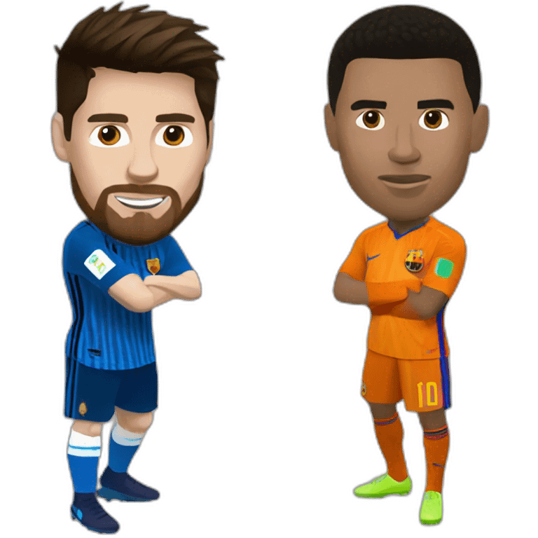 Messi vs Ronaldo emoji