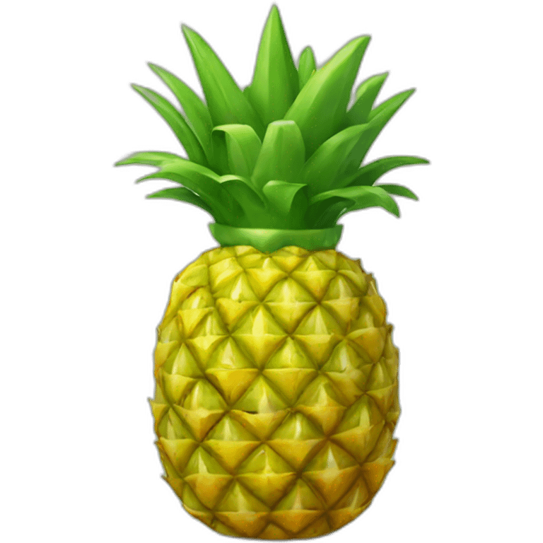 Pineapple with a crown  emoji