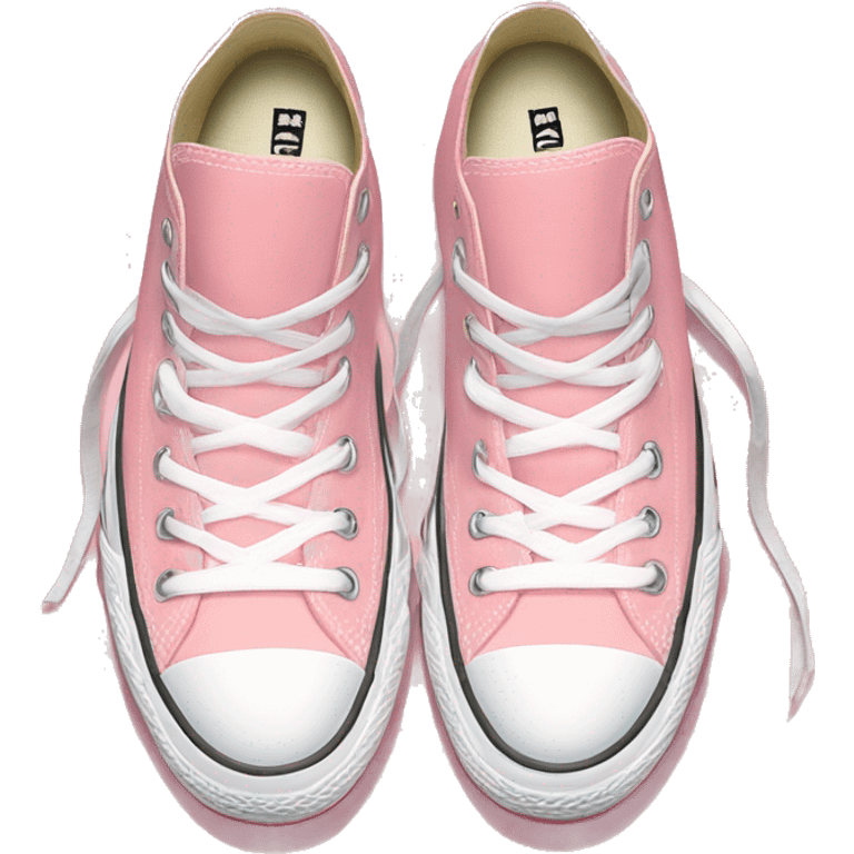 Light pink converse chucks emoji