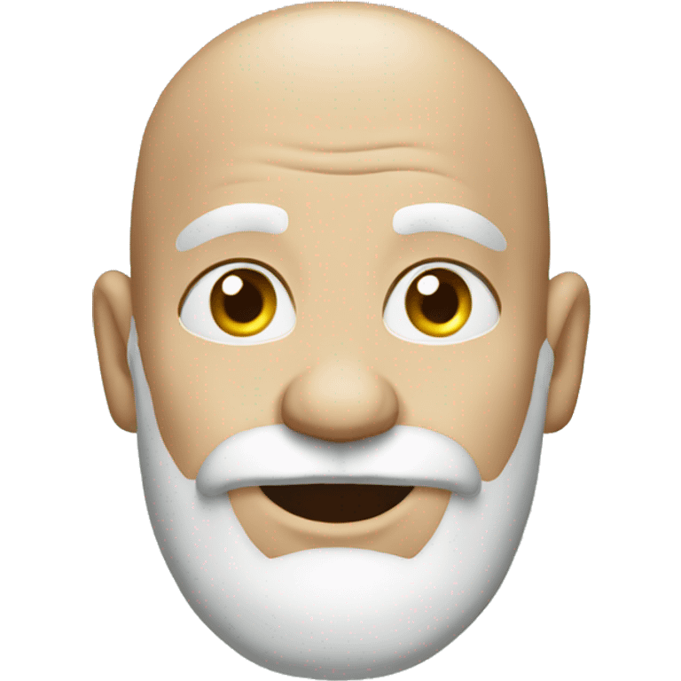 Bald santa emoji