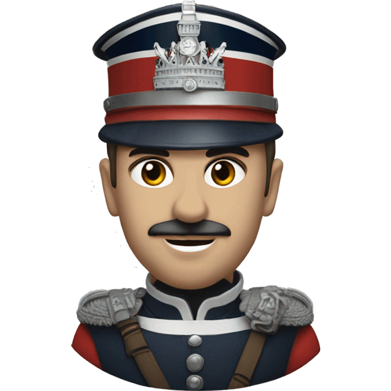 head shot ofRoyal guard of great britain  emoji