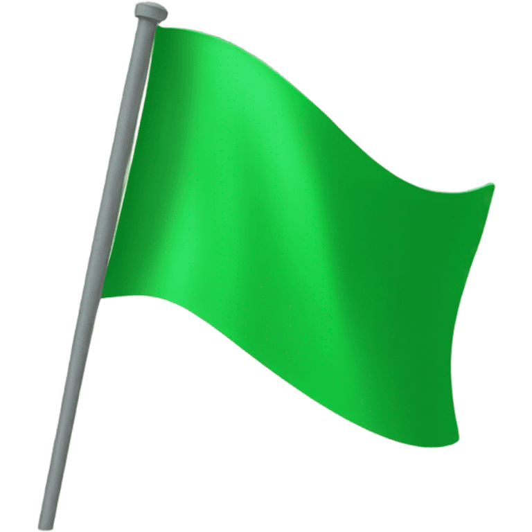 Green flag emoji