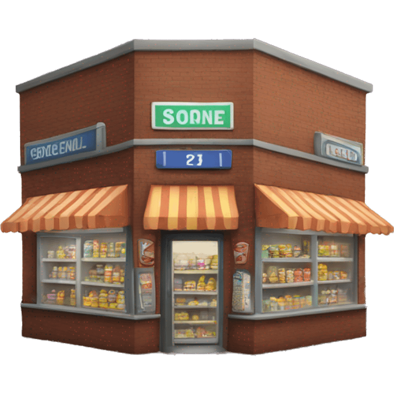 Corner store  emoji