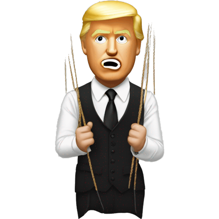 Strings visible  Marionette trump emoji