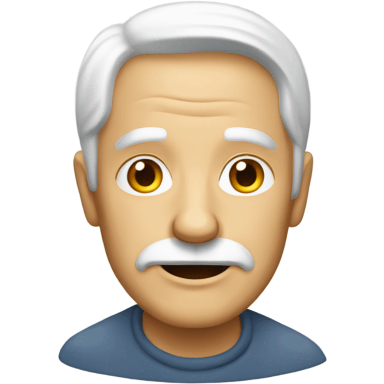 Blond old Guy with an auréole  emoji