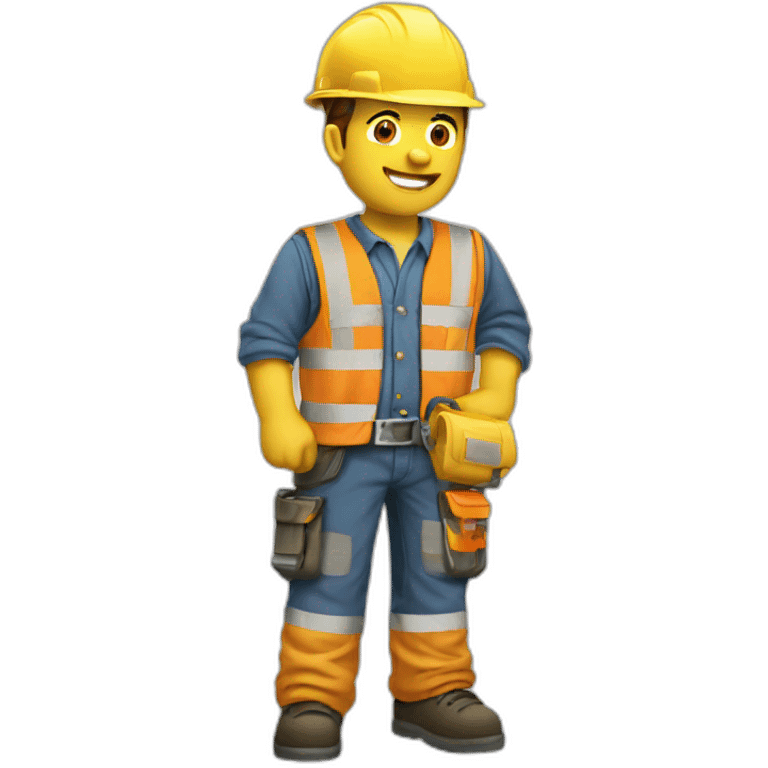 construction working emoji