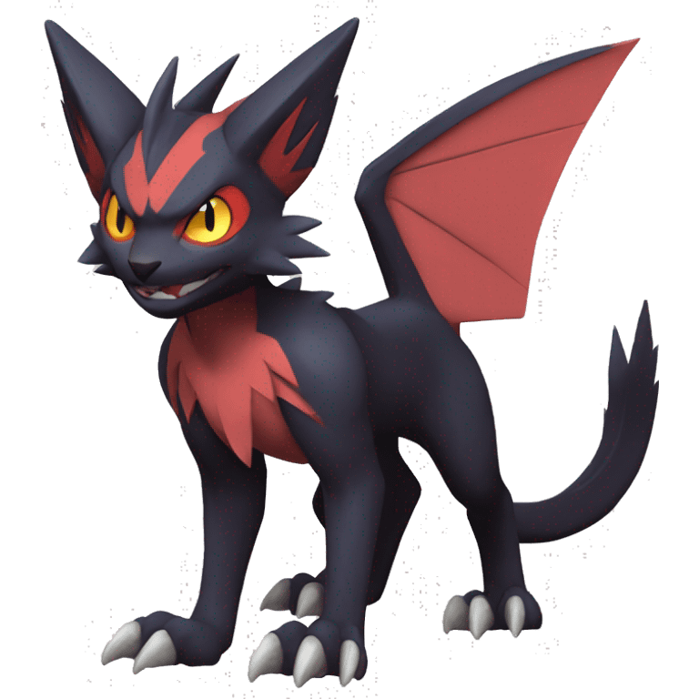 Noivern-Litten-Zoroark full body emoji