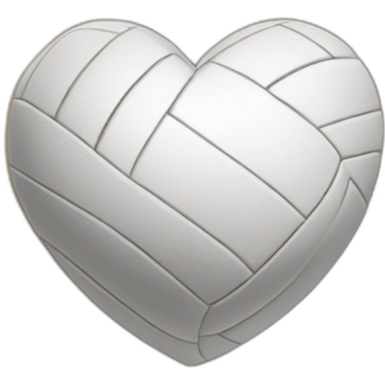 heart volleyball emoji