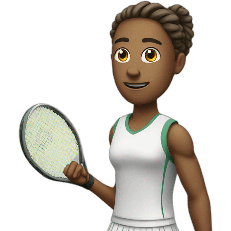 tennis player emoji