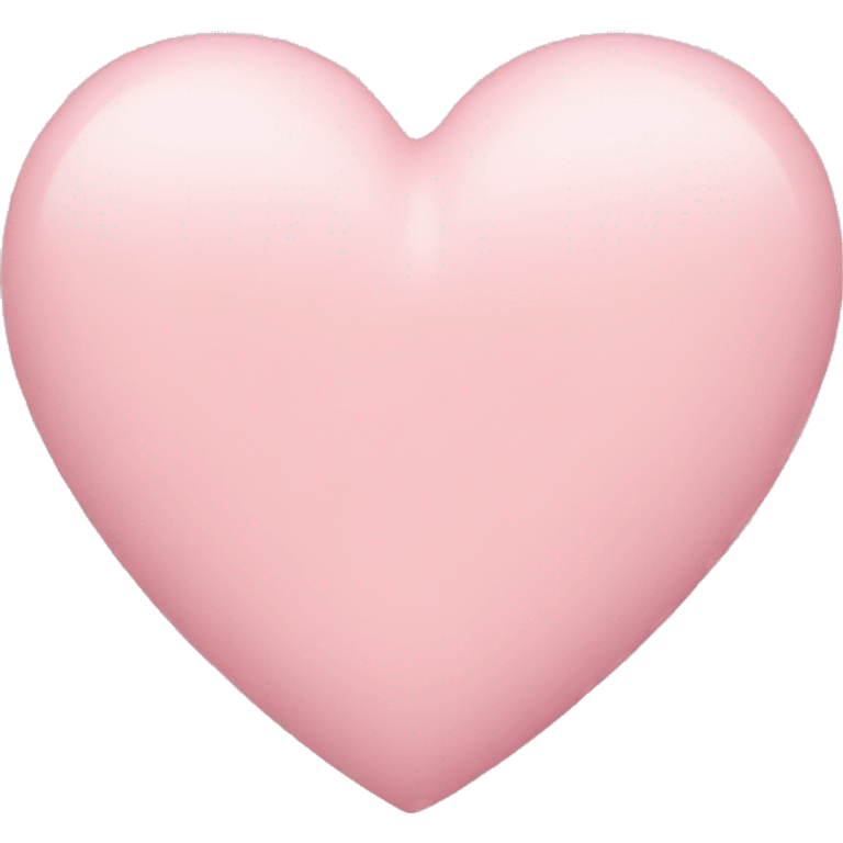 pastel pink heart emoji