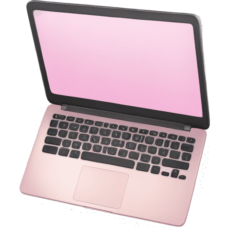 Light pink laptop emoji