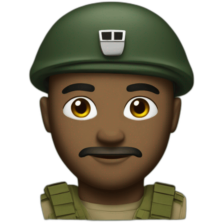 army black green beret emoji