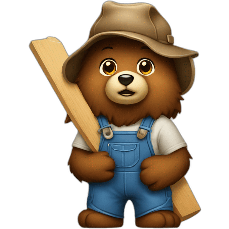 Carpenter bear emoji