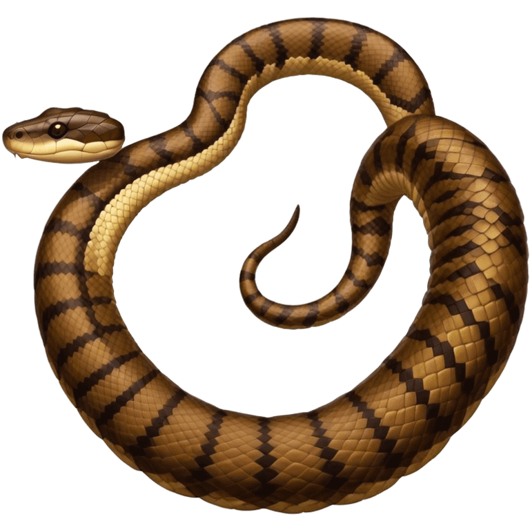 Cottonmouth water moccasin  emoji