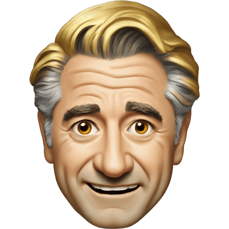 robert deniro portrait realistic gold teeth gay haircu emoji