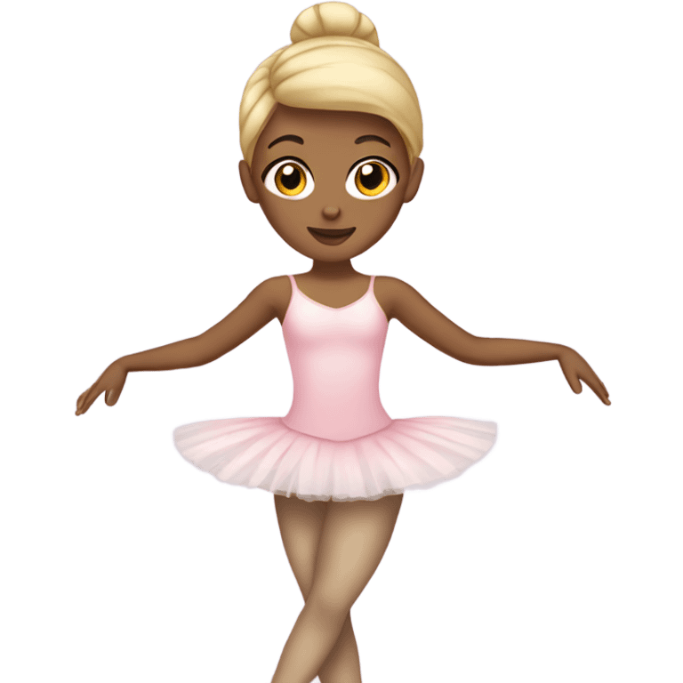 Blonde ballerina  emoji