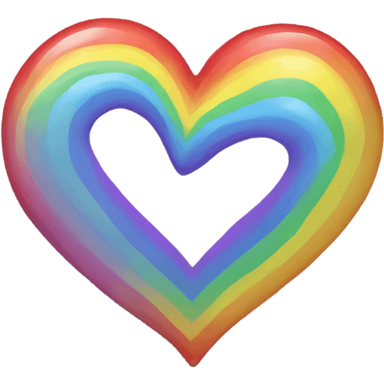 Rainbow heart emoji