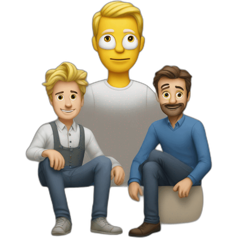 mann mittleren alters mit bart und glatze emoji