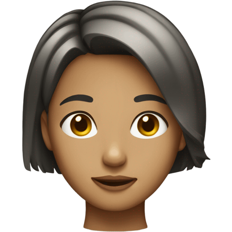 girl with short hair emoji