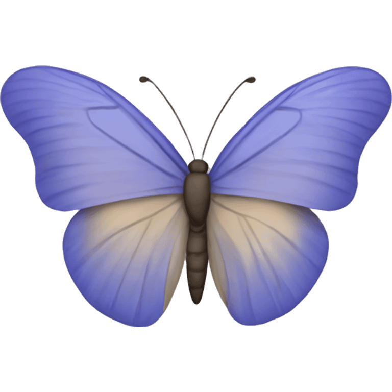 Periwinkle butterfly emoji