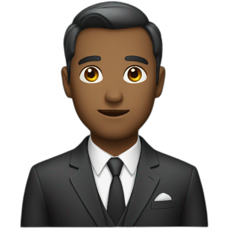 man with suit emoji