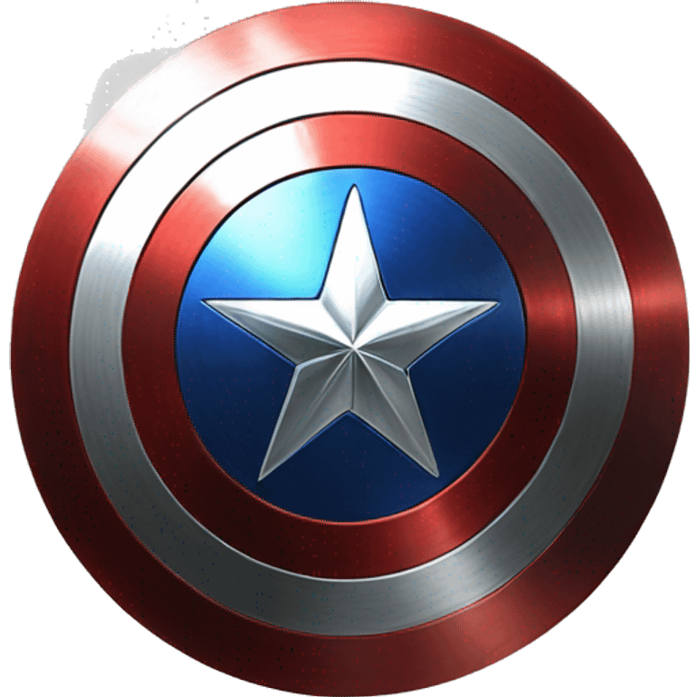 captain america shield with META logo replacing the star  emoji