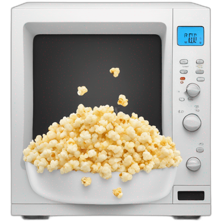 Popcorn in microwave emoji