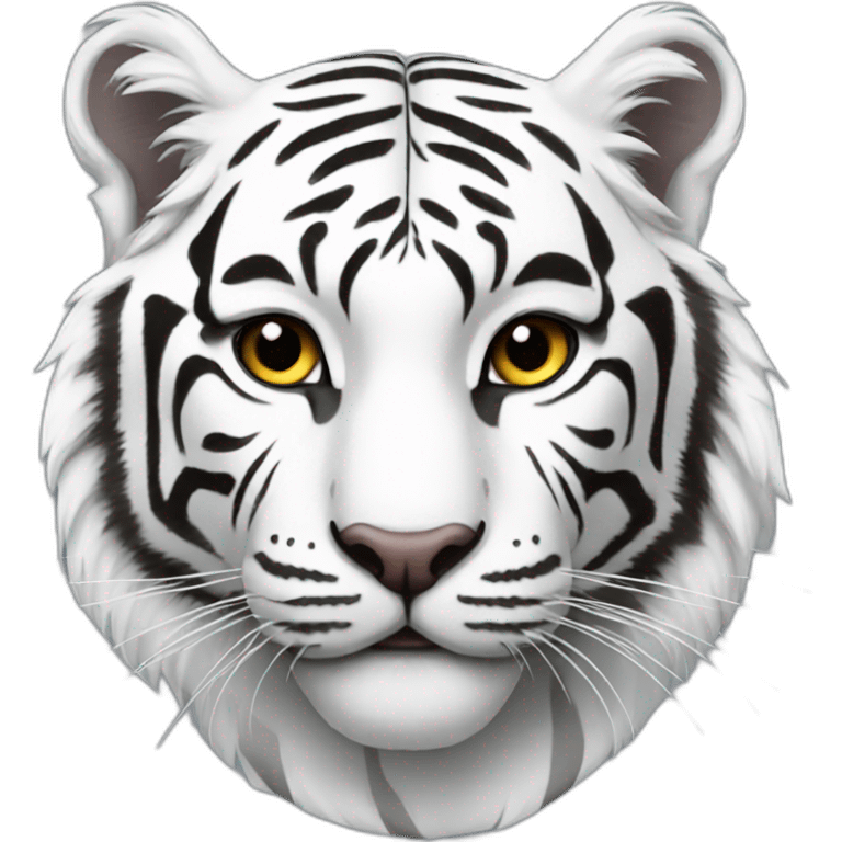 white tiger emoji