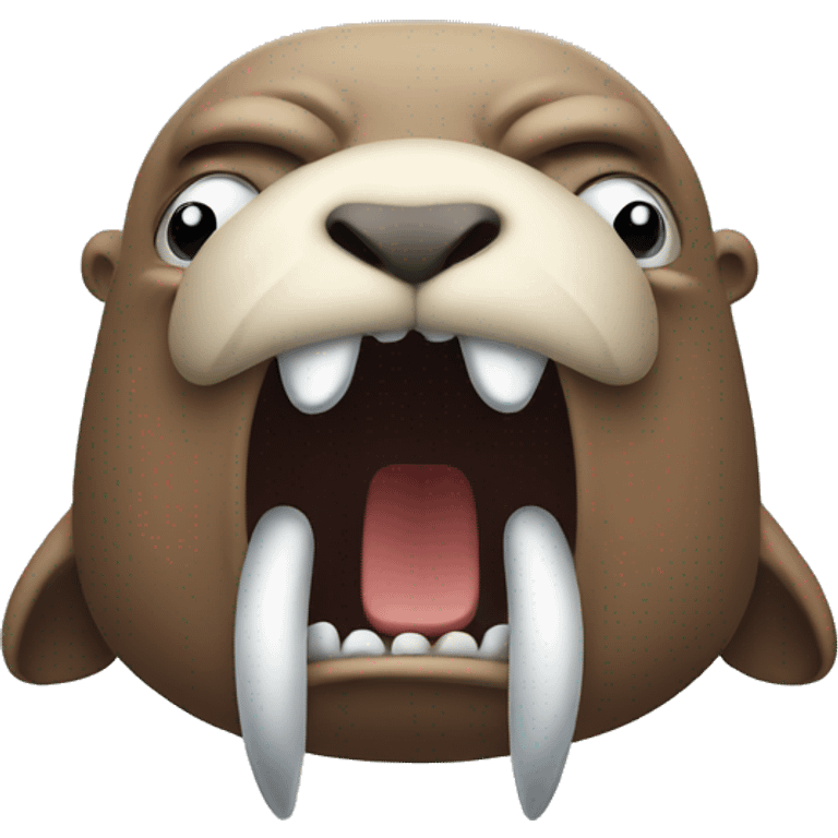 Angry walrus  emoji