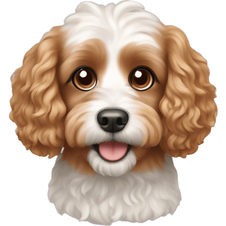 Cavapoo dog emoji