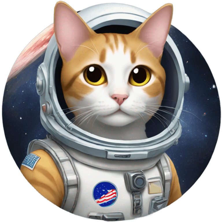 Cat in space emoji