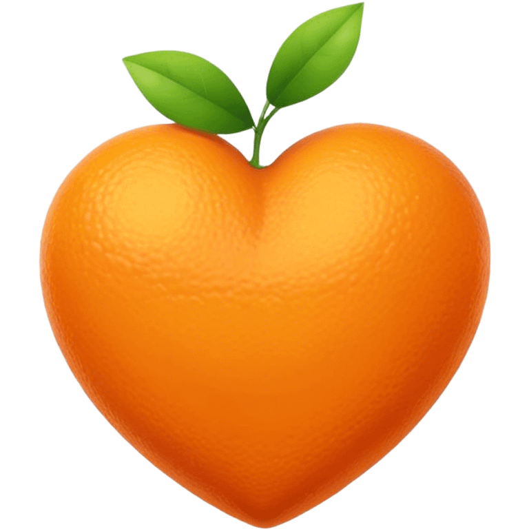 orange heart emoji