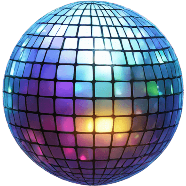 disco ball with shines all over emoji